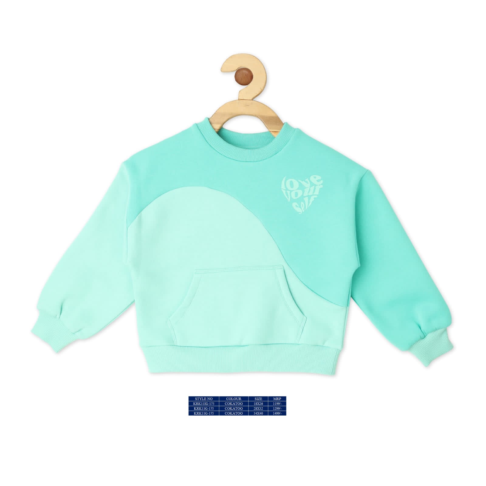 Vitamins Full Sleeves Sweatshirt - Sky Blue - Thumbnail