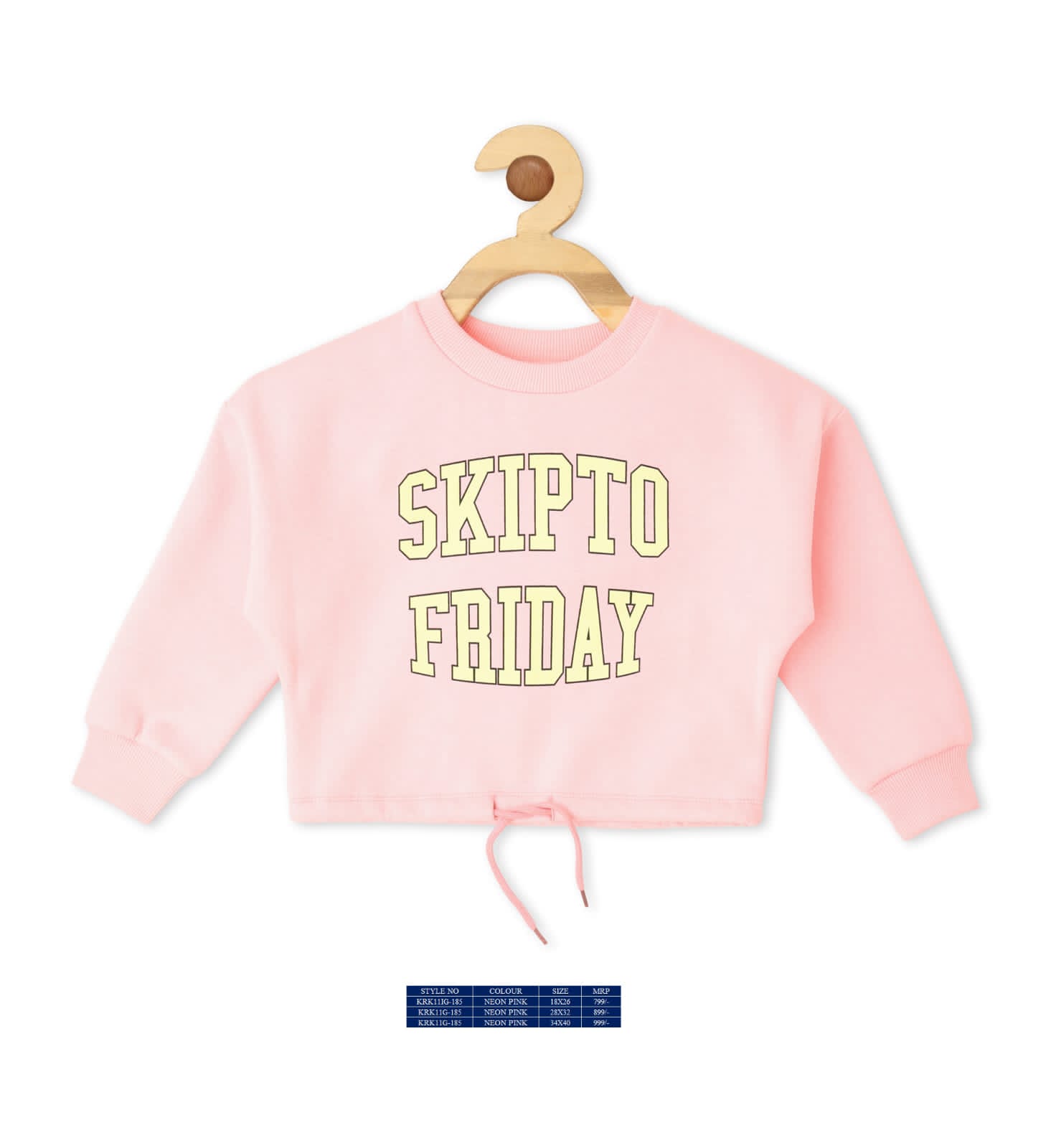 Vitamins Full Sleeves Sweatshirt - Pink - Thumbnail