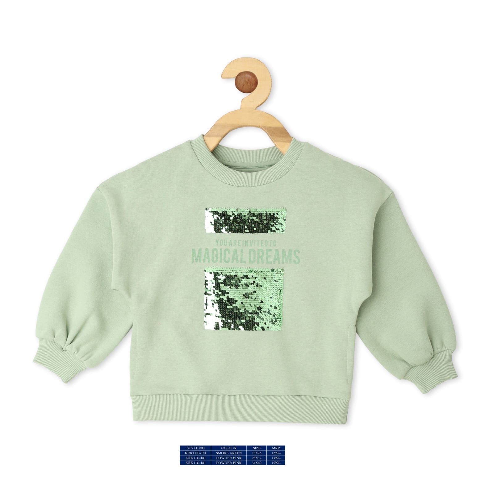 Vitamins Full Sleeves Sweatshirt - Green - Thumbnail