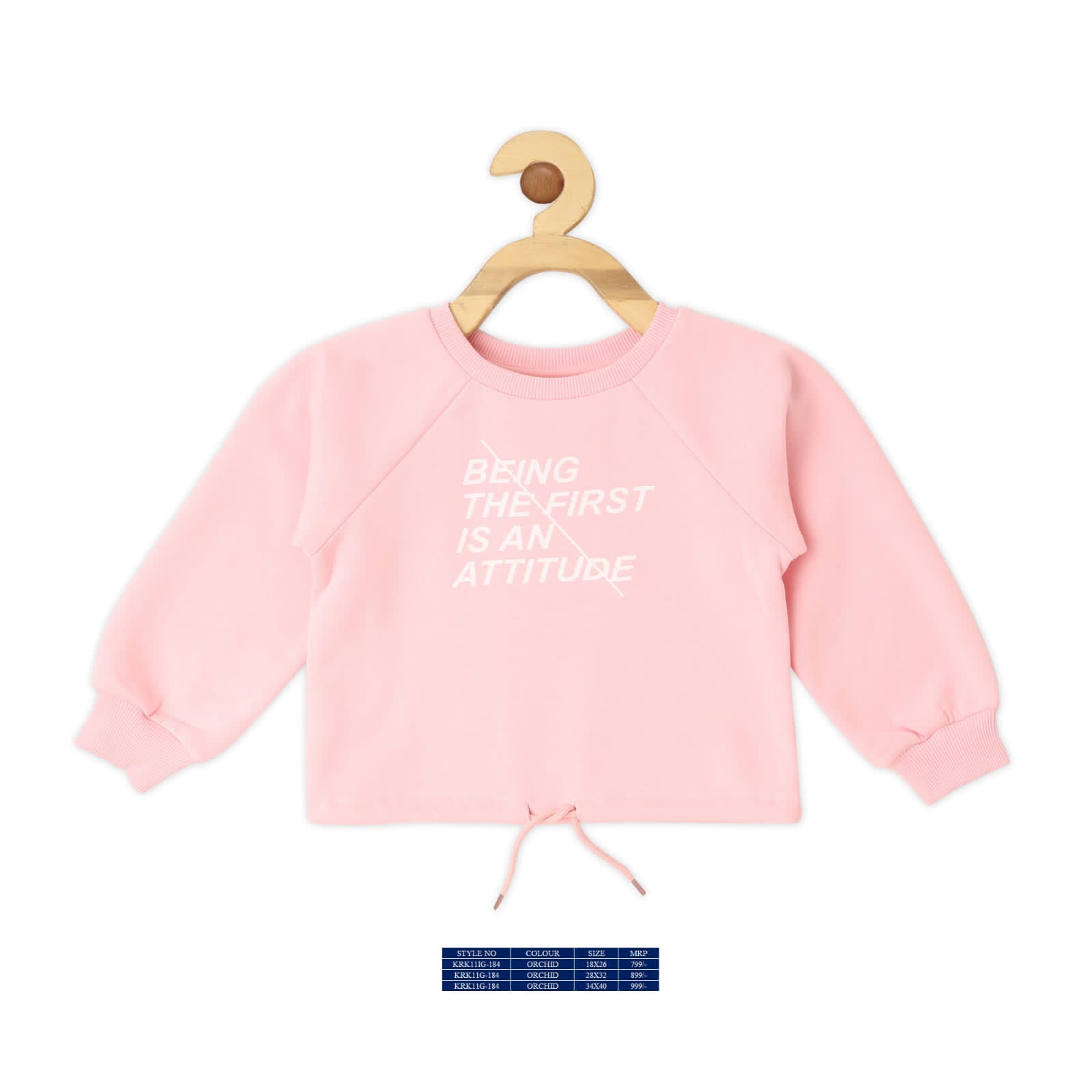 Vitamins Full Sleeves Sweatshirt - Pink - Thumbnail