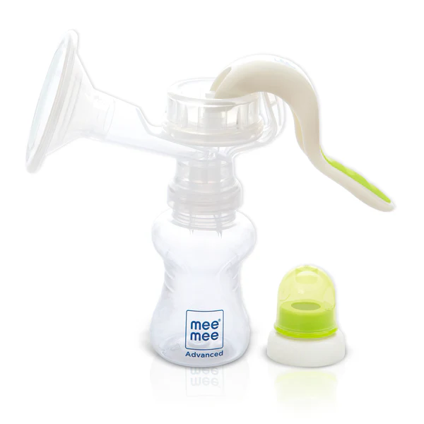 Mee Mee BPA Free Comfort Manual Breast Pump for Nursing & Breastfeeding (White) - Thumbnail