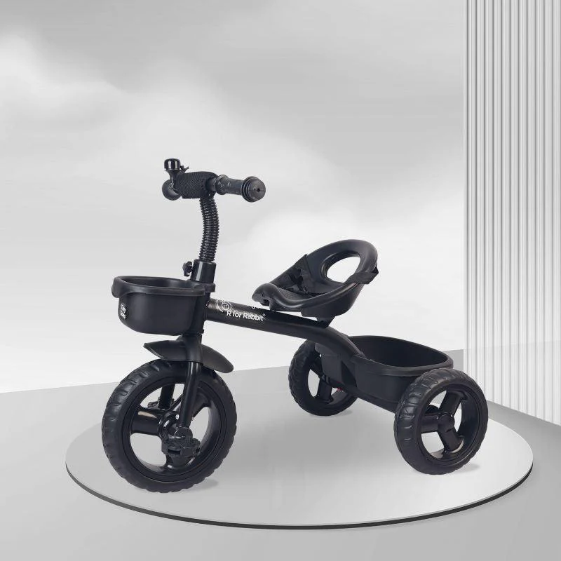 R for Rabbit Tiny Toes T10 Ace Tricycle - Front & Back Basket, Seat Belt - Thumbnail
