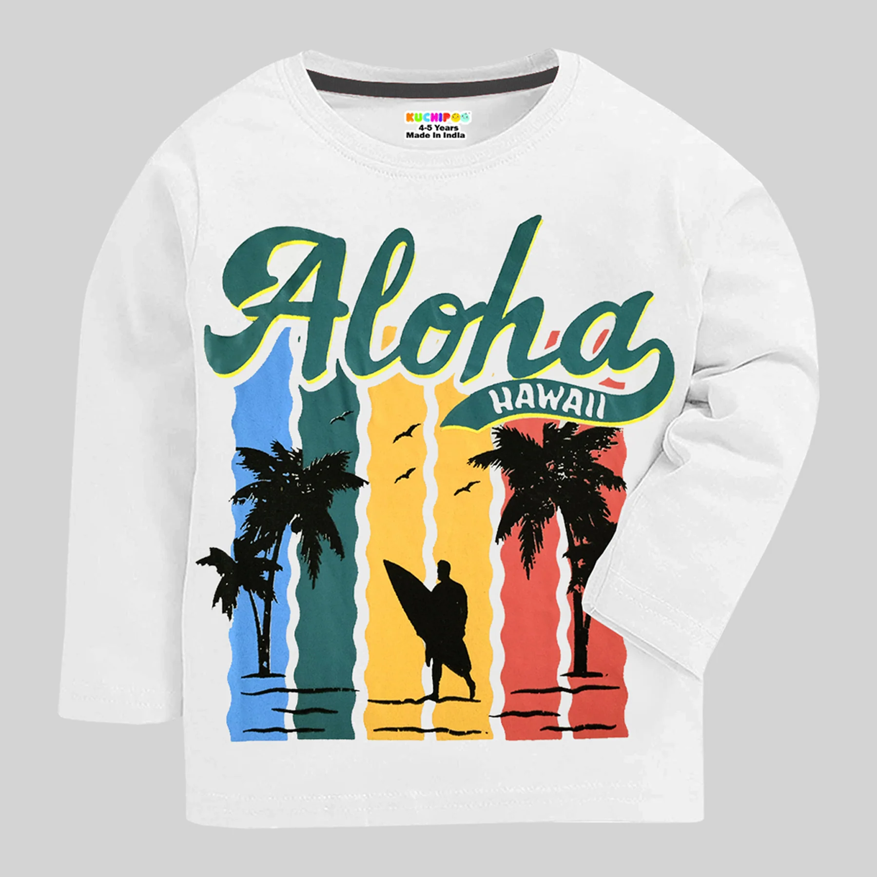 KUCHIPOO Boys Full Sleeves T-Shirts - Thumbnail