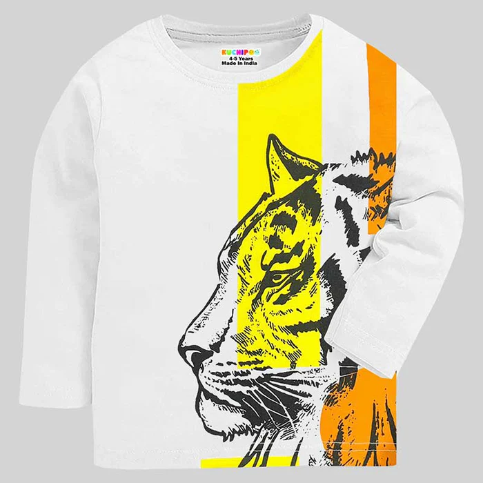 KUCHIPOO Boys Full Sleeves T-Shirts - Thumbnail