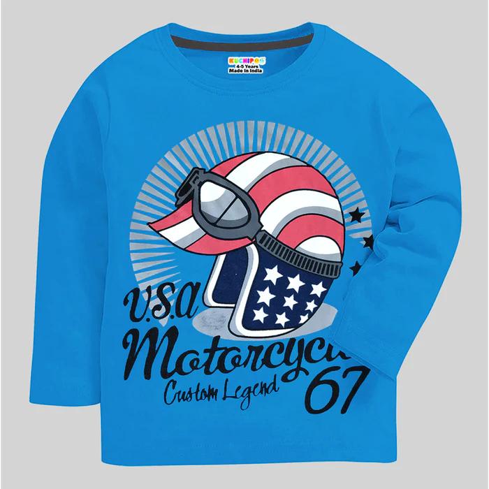 KUCHIPOO Boys Full Sleeves T-Shirts - Thumbnail