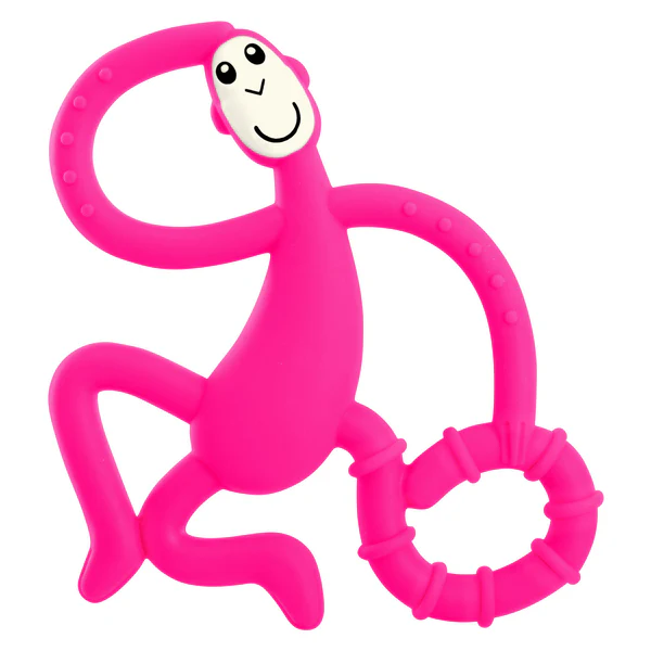 Hopop Easy Grip Dancing Monkey Silicone Teether - Thumbnail