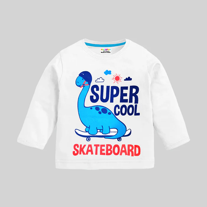KUCHIPOO Boys Full Sleeves T-Shirts - Thumbnail