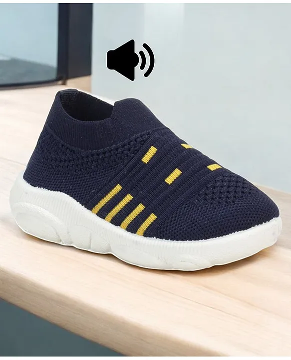 Lil Lollipop Musical Shoes - Navy Blue - Thumbnail