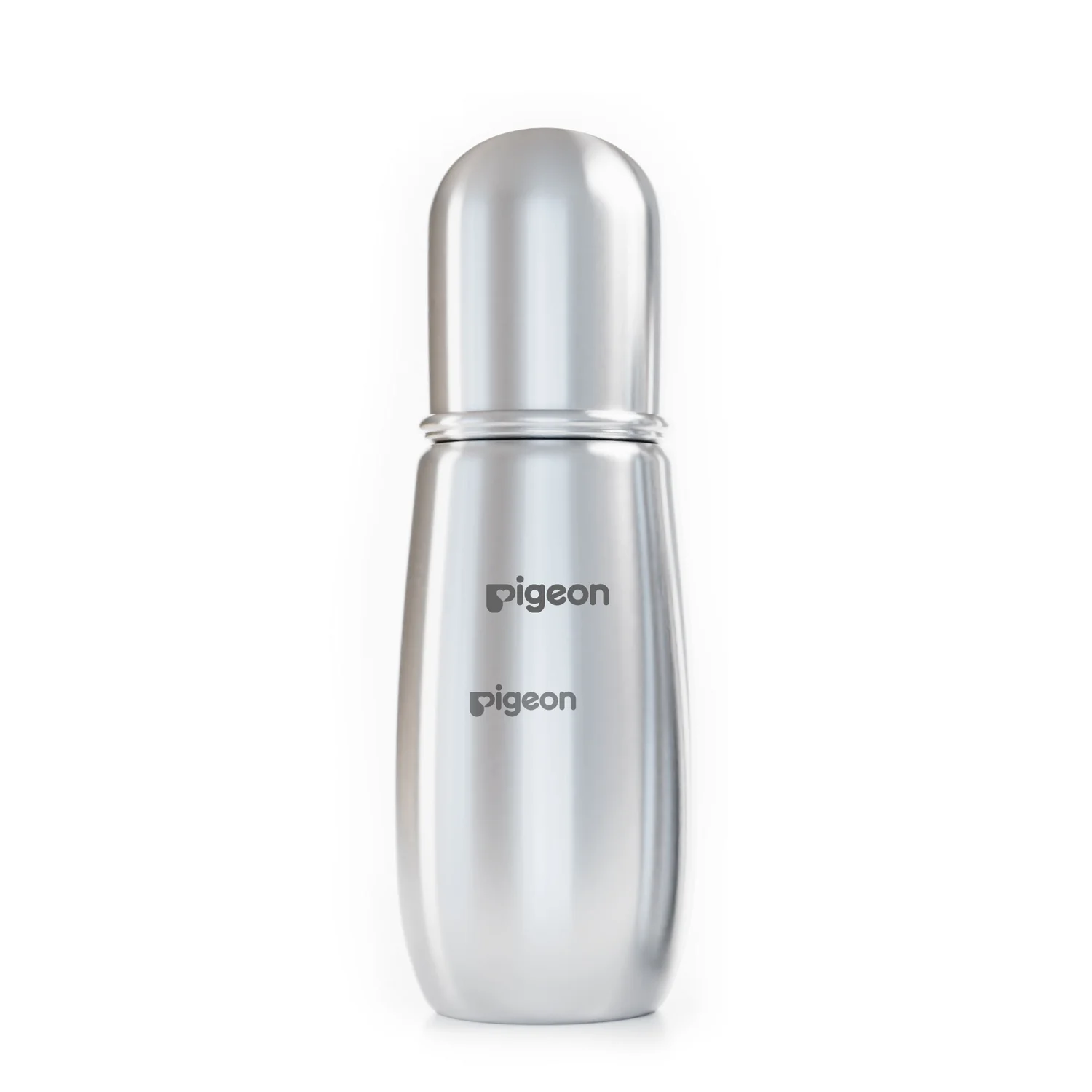 Pigeon Slim Neck Steel Feeding Bottle 220ml L - Thumbnail