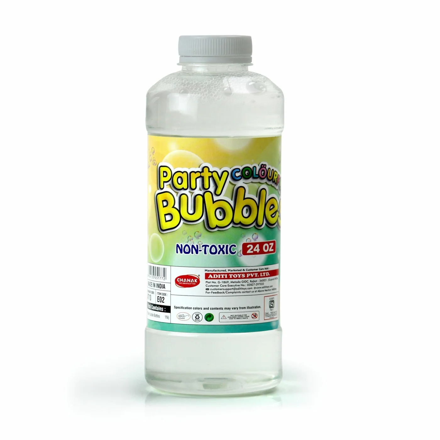Chanak Bubble Liquid Solution Bottle - Refill Bottle - Thumbnail