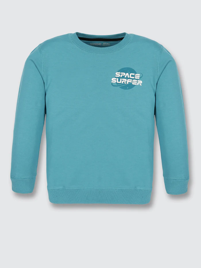Doreme Boys Sweatshirt - Sapphire Blue - Thumbnail