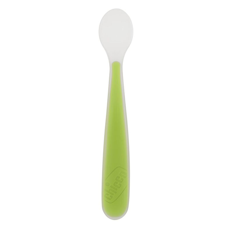 Chicco Soft Spoon (6m+) (Green) - Thumbnail